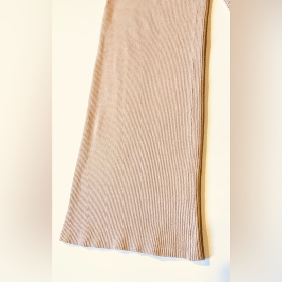 Small princess Polly wide leg forbidden stretchy ribbed blush knit pants - Picture 6 of 8